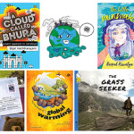 Children literature for climate change collage