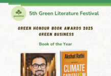 Akshat Rathi Wins Book of the Year at GLF Honour Book Awards 2025